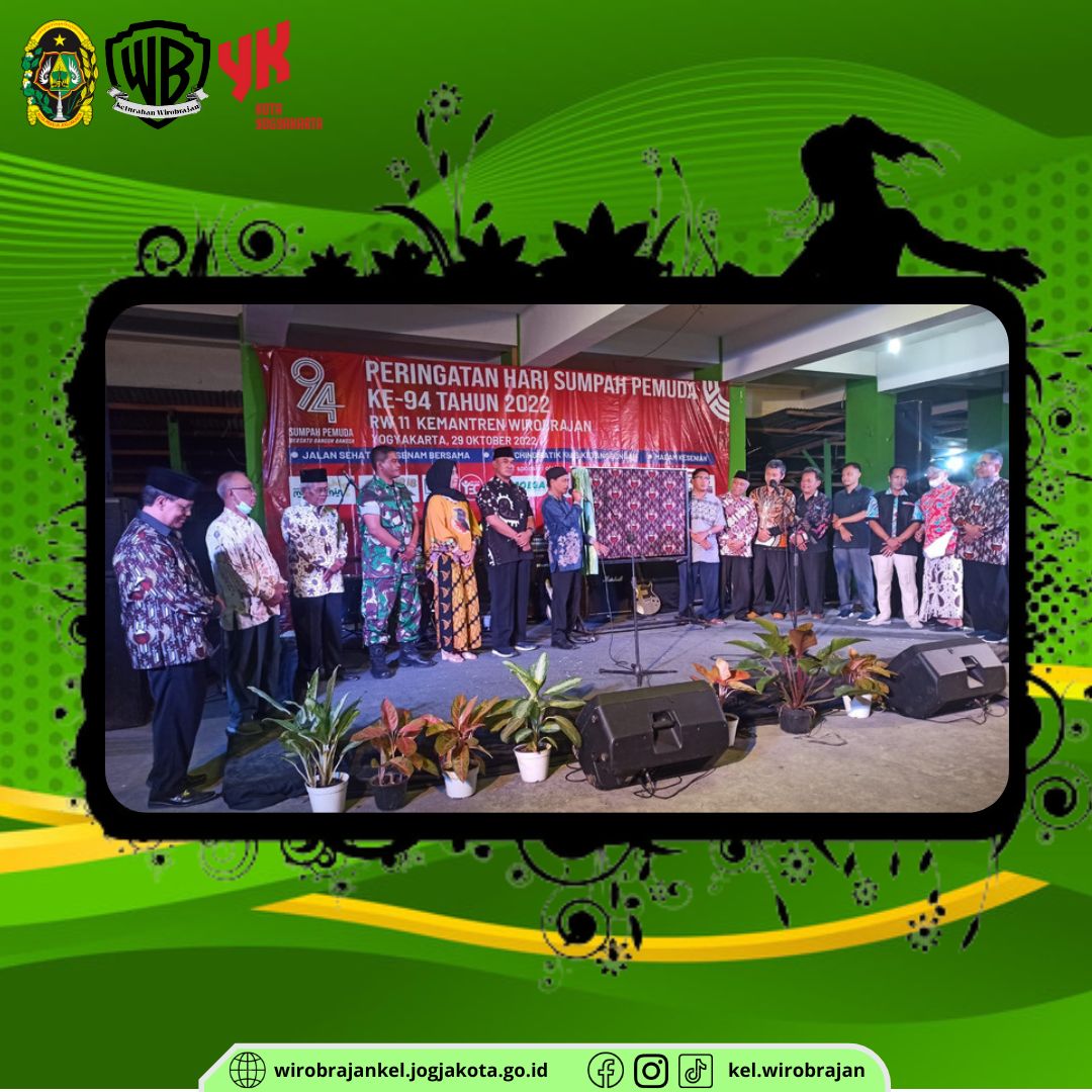 Launching Batik Ketanggungan Dan Puncak Acara Peringatan Hari Sumpah Pemuda Ke 94