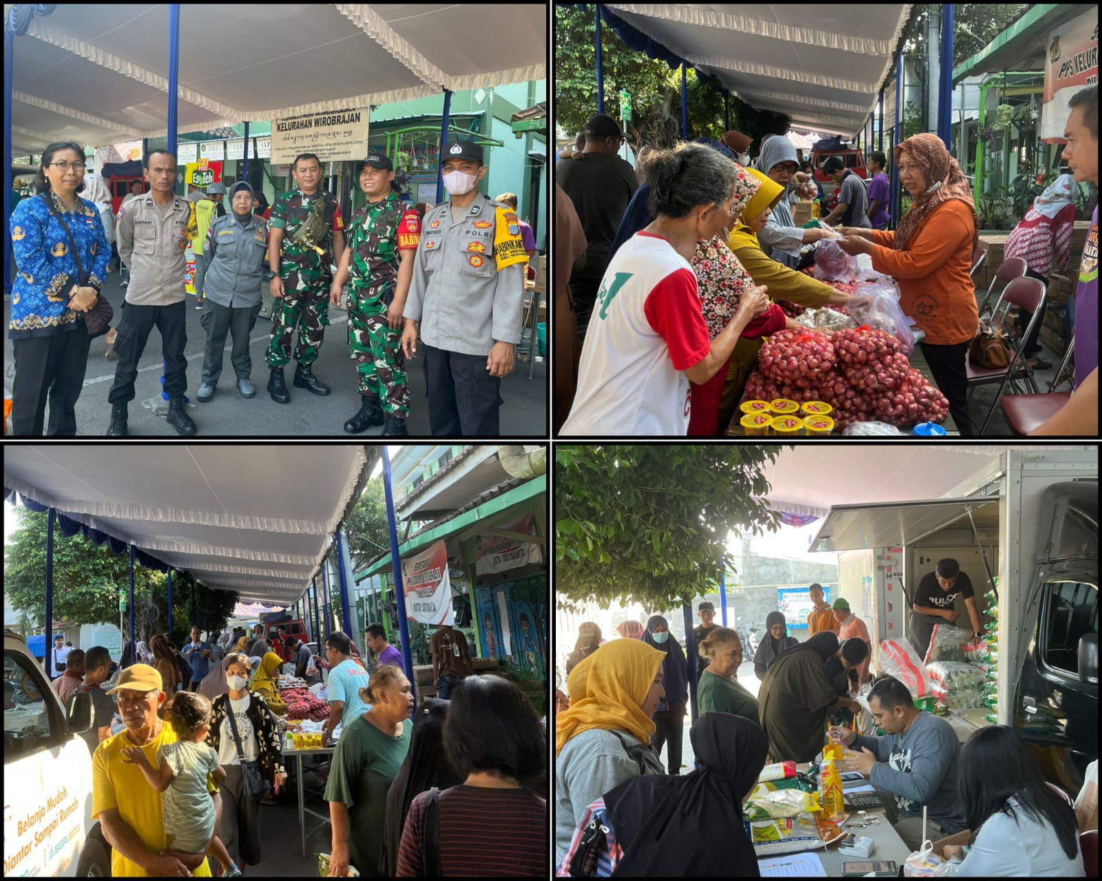 Gerakan Pangan Murah di Lapangan Mancasan