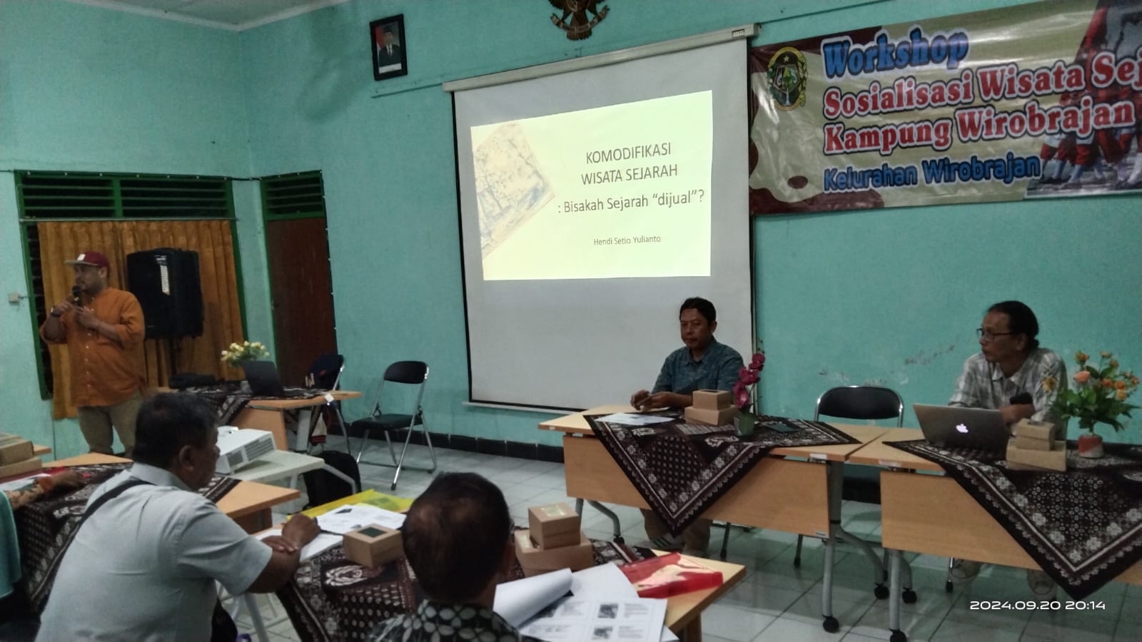 Workshop Sosialisasi Wisata Sejarah Kampung Wirobrajan