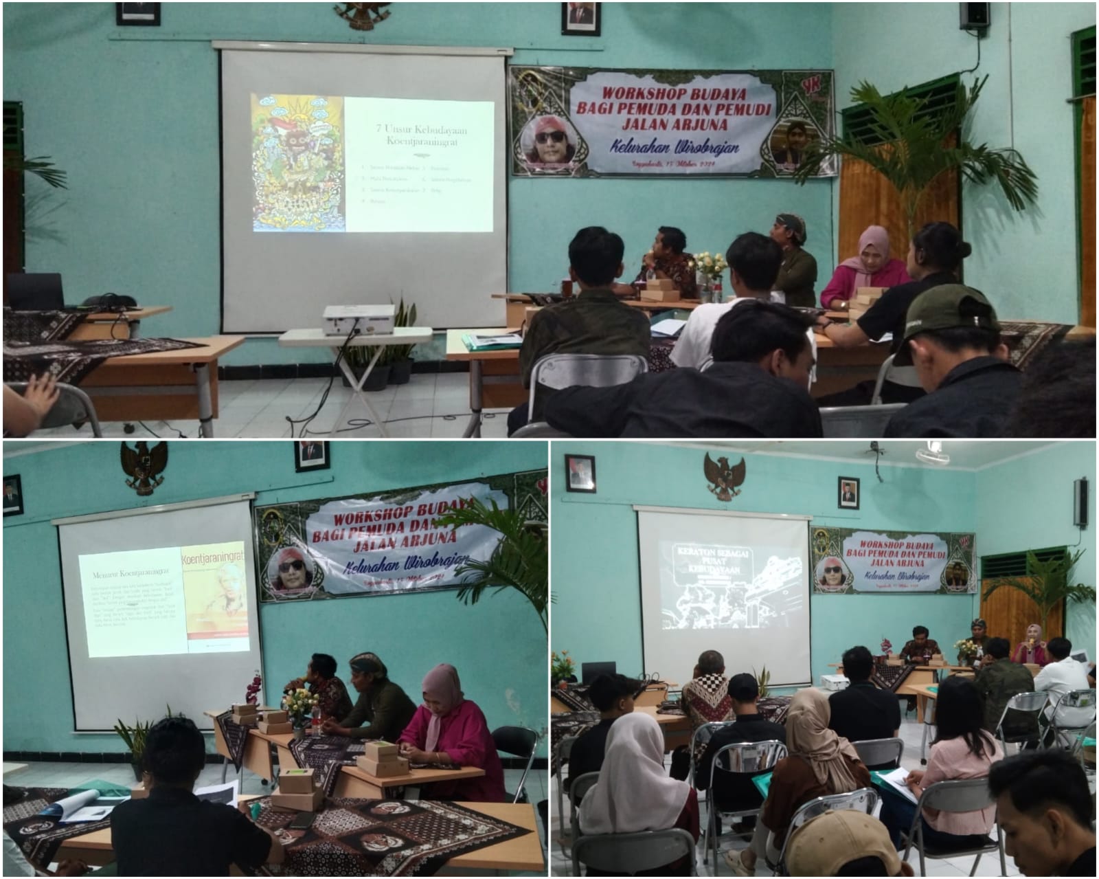 Workshop Budaya Bagi Pemuda Pemudi Jalan Arjuna Kelurahan Wirobrajan